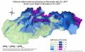 Mapa snehovej pokrývky 16 december 2016